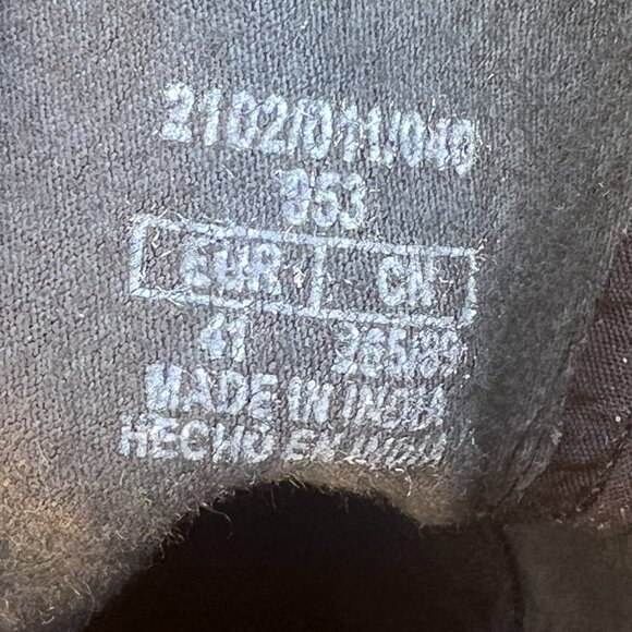 Zara Black Block Heeled Booties - Size 41 - 10 - Picture 12 of 12